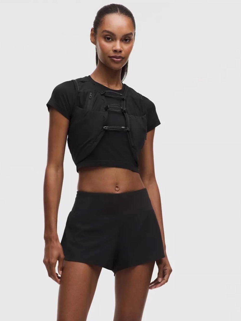 Lululemon Speed Up High Rise Shorts Black Size 6